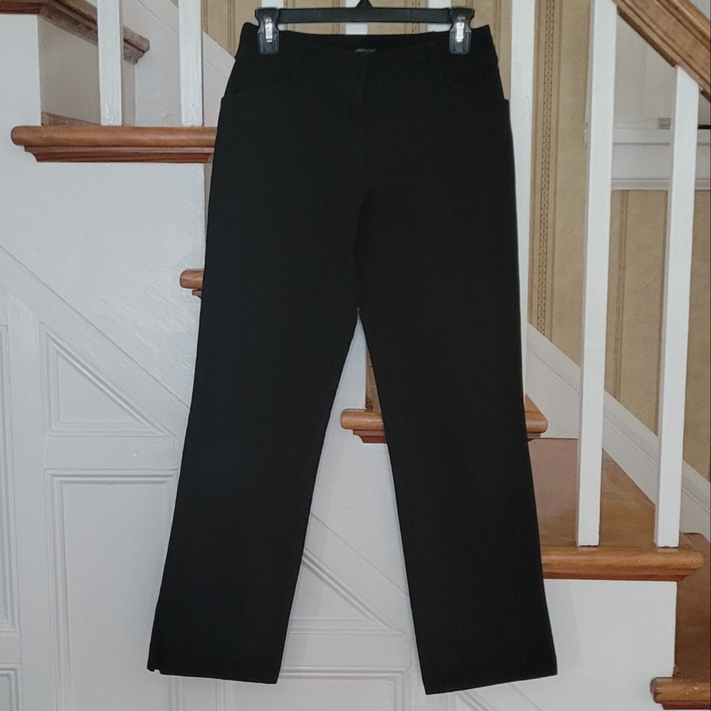 J.CREW Cotton Black Pants Size 4 - Picture 2 of 5